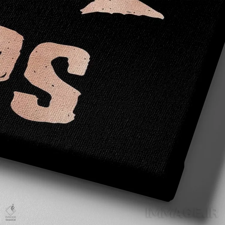 تابلو دکوراتیو ماجراجویی، جهان مال توست اثر نیچر مجیک - نمای نزدیک بافت بوم