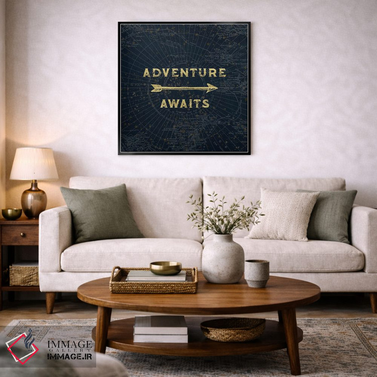 تابلو دکوراتیو ماجراجویی در انتظار است اثر نیچر مجیک - D3B