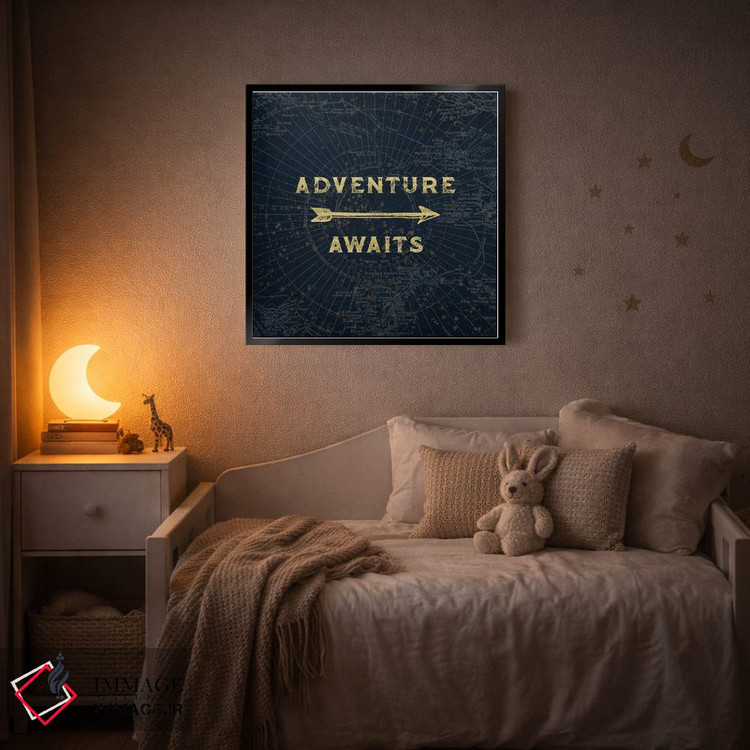 تابلو دکوراتیو ماجراجویی در انتظار است اثر نیچر مجیک - D4B