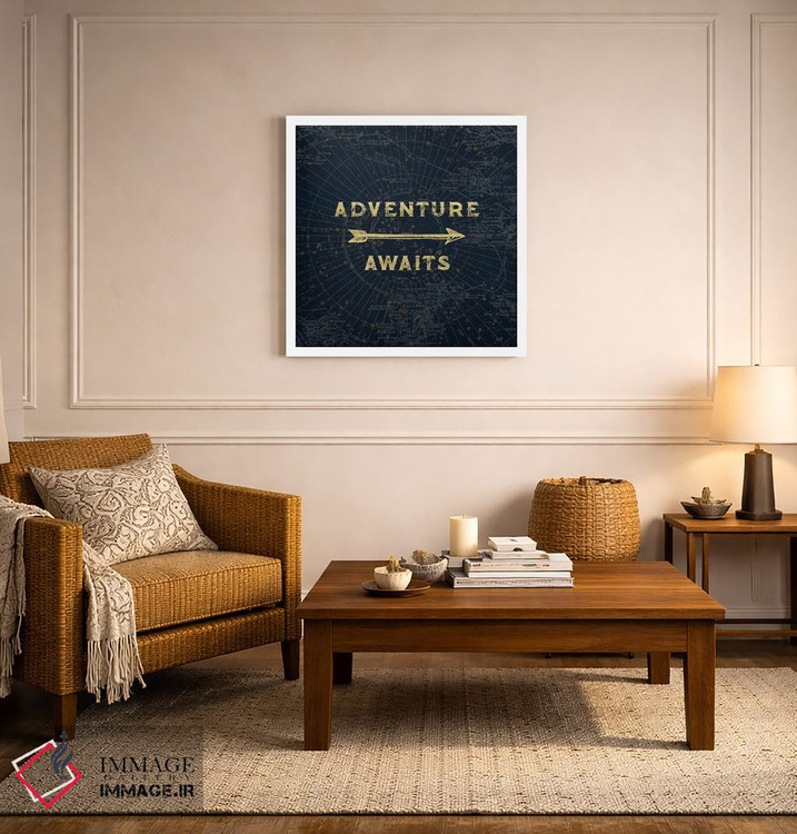 تابلو دکوراتیو ماجراجویی در انتظار است اثر نیچر مجیک - D5W