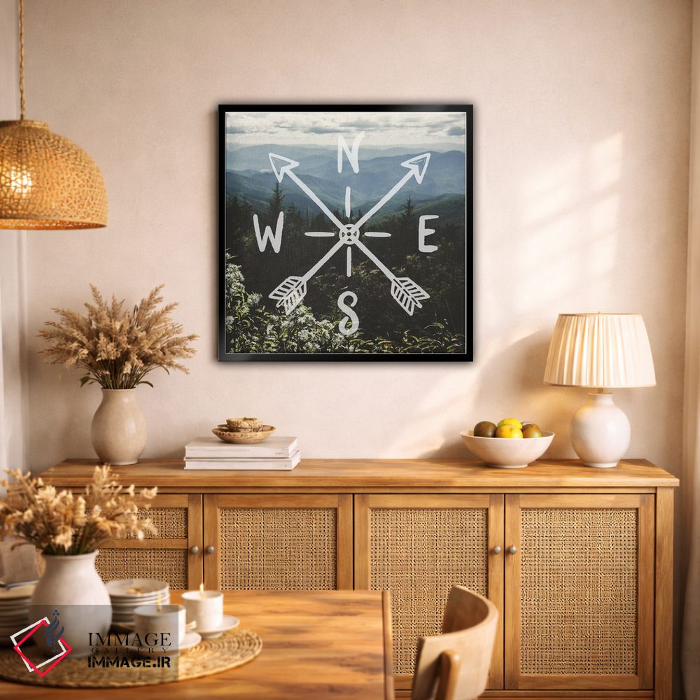 تابلو دکوراتیو گل های وحشی کوهستانی اثر نیچر مجیک - D1B