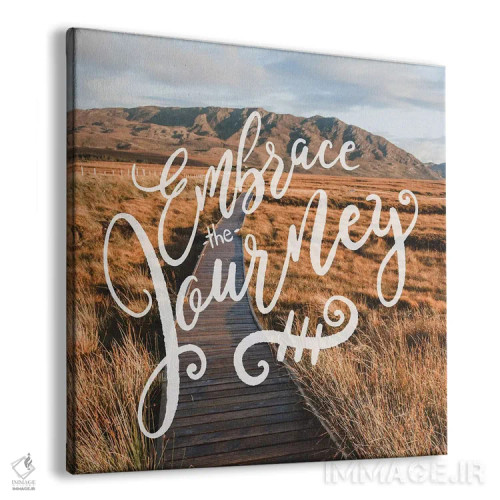 تابلو دکوراتیو در آغوش بگیر سفر را: مسیر دره کوهستانی اثر نیچر مجیک - نمای پرسپکتیو محصول