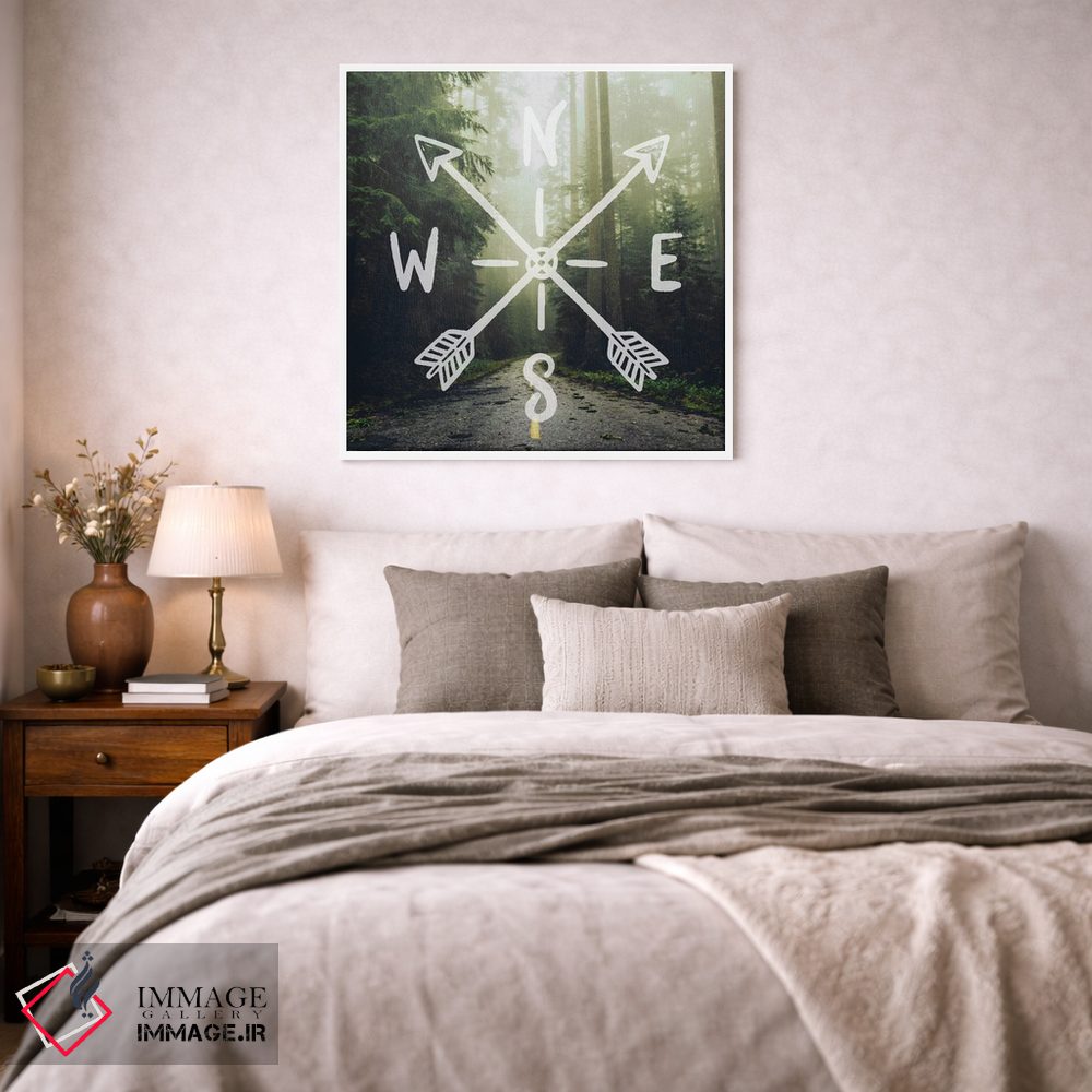 تابلو دکوراتیو جاده ردوود اثر نیچر مجیک - D2W