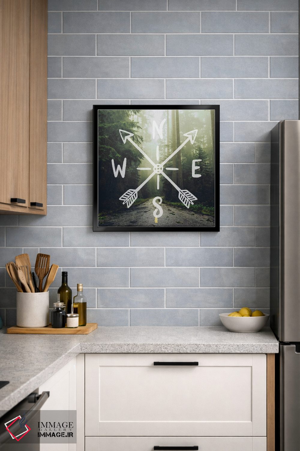 تابلو دکوراتیو جاده ردوود اثر نیچر مجیک - D3B