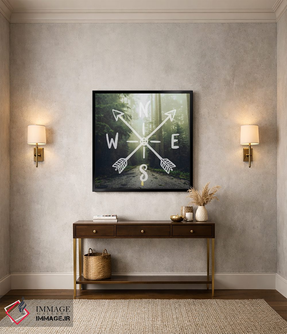 تابلو دکوراتیو جاده ردوود اثر نیچر مجیک - D4B