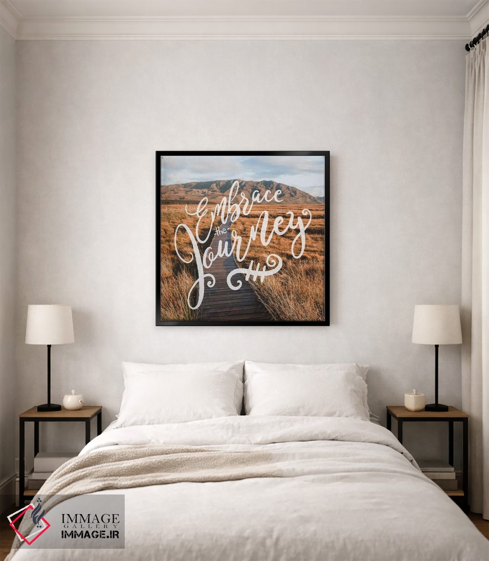 تابلو دکوراتیو در آغوش بگیر سفر را: مسیر دره کوهستانی اثر نیچر مجیک - D3B