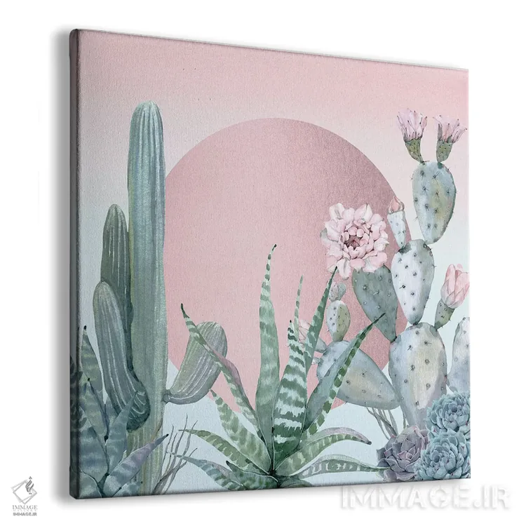 تابلو دکوراتیو غروب کویر اثر نیچر مجیک - نمای پرسپکتیو محصول