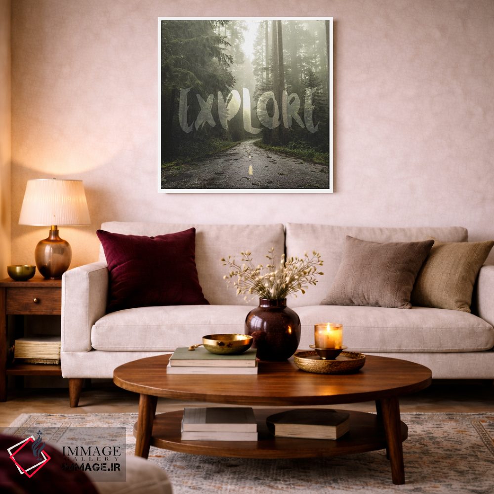 تابلو دکوراتیو در جاده جنگل ردوود: مربع اکتشاف اثر نیچر مجیک - D2W