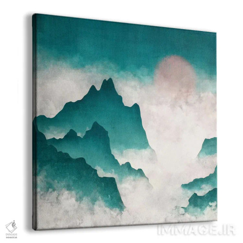 تابلو مدرن ماجراجویی کوهستانی با آرزوی سفر اثر نیچر مجیک - نمای پرسپکتیو محصول