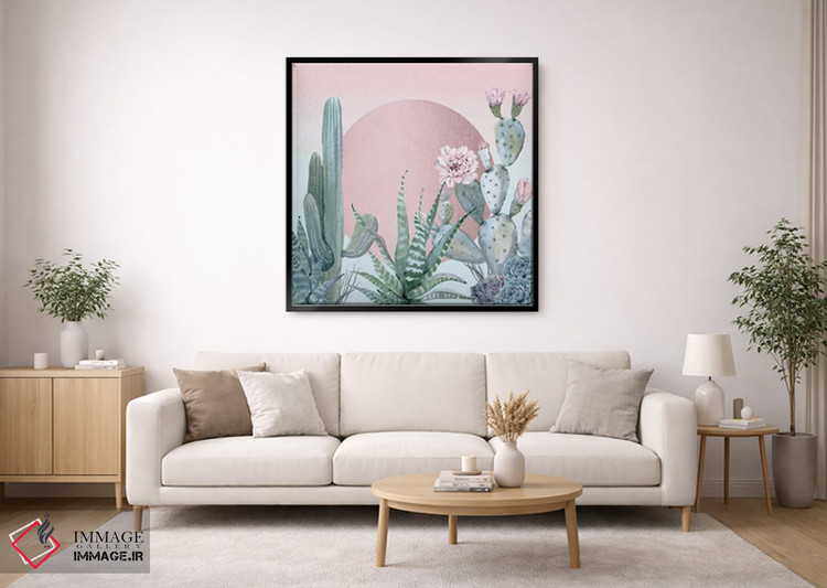 تابلو دکوراتیو غروب کویر اثر نیچر مجیک - D2B