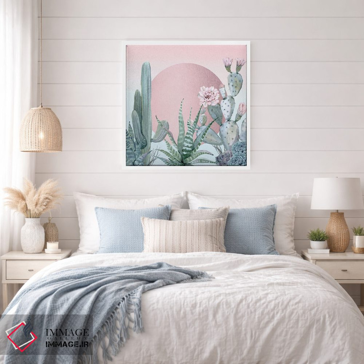 تابلو دکوراتیو غروب کویر اثر نیچر مجیک - D4W