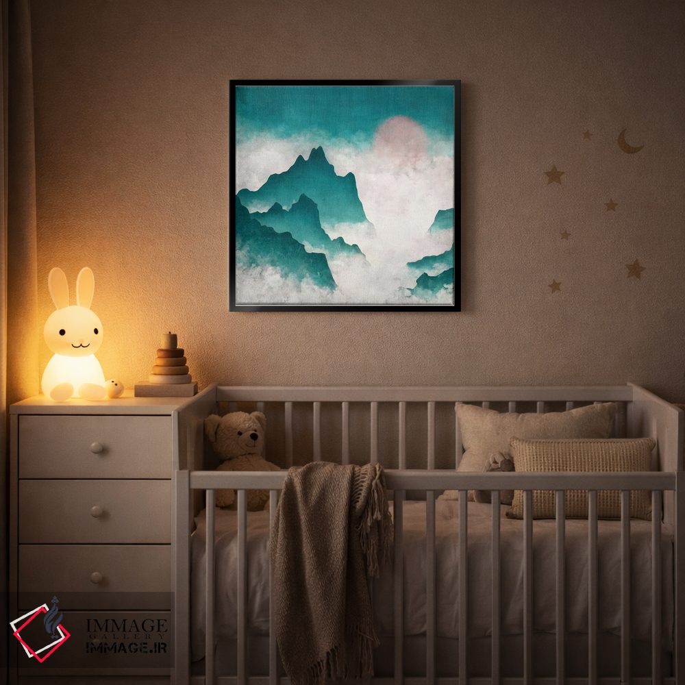 تابلو مدرن ماجراجویی کوهستانی با آرزوی سفر اثر نیچر مجیک - D5B