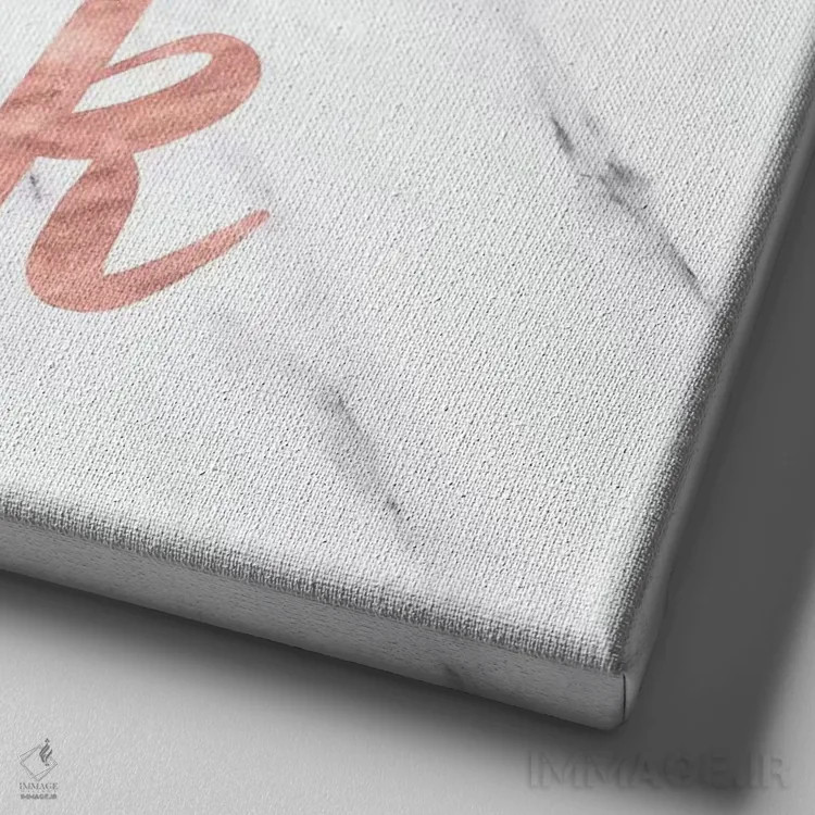 تابلو دکوراتیو کارت را انجام بده اثر نیچر مجیک - نمای نزدیک بافت بوم