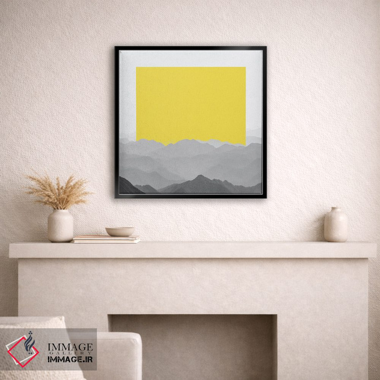 تابلو مینیمال طلوع کوهستانی - دروازه ای به طبیعت انتزاعی اثر نیچر مجیک - D1B