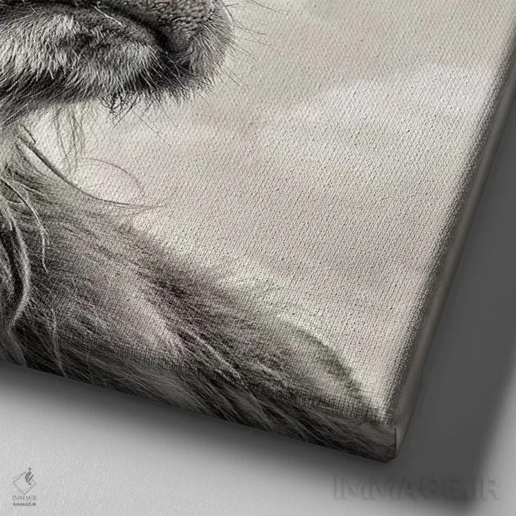 تابلو مدرن شکوه I اثر مارک جمل - نمای نزدیک بافت بوم