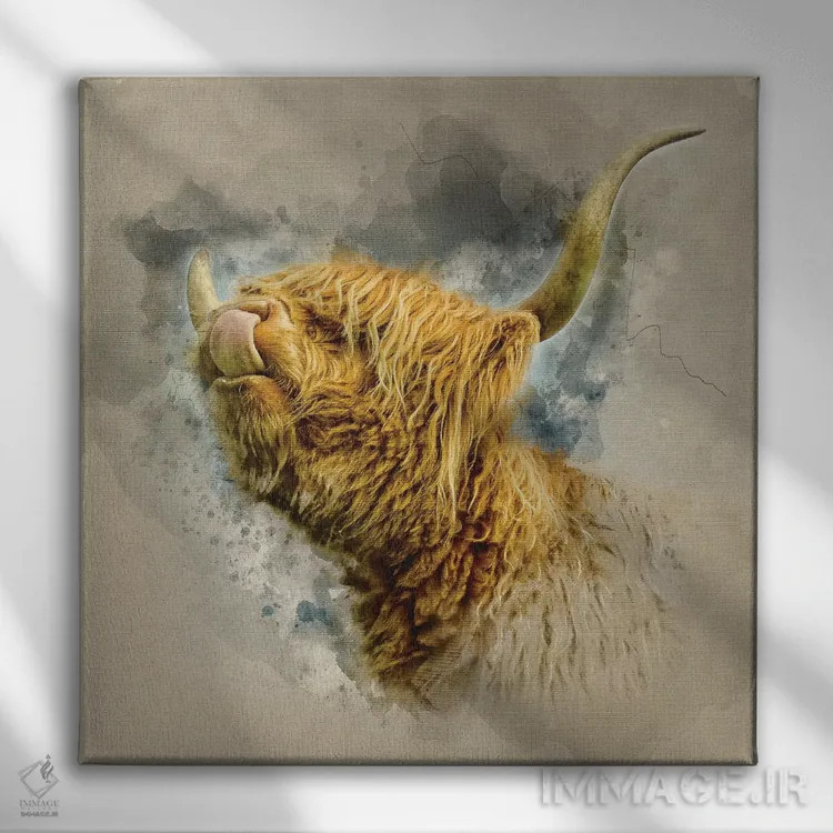 تابلو مدرن هوای بهاری II اثر مارک جمل - نمای روبهرو روی دیوار