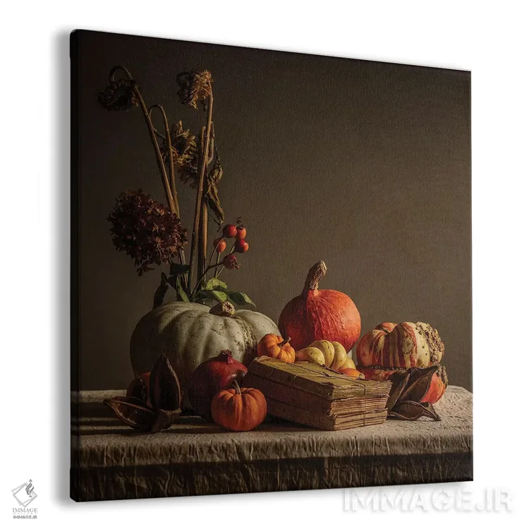 تابلو دکوراتیو طبیعت بی جان اثر مارک جمل - نمای پرسپکتیو محصول