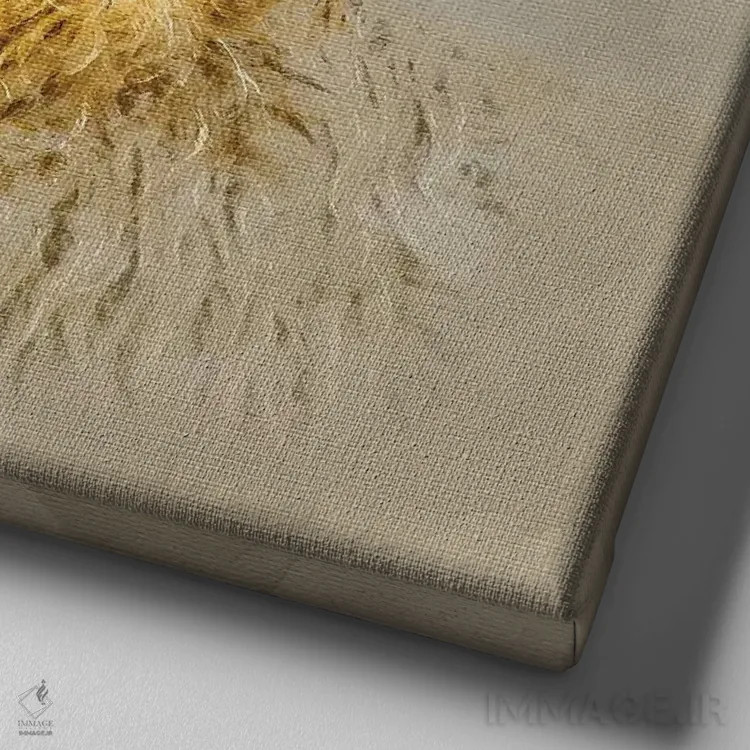 تابلو مدرن هوای بهاری II اثر مارک جمل - نمای نزدیک بافت بوم