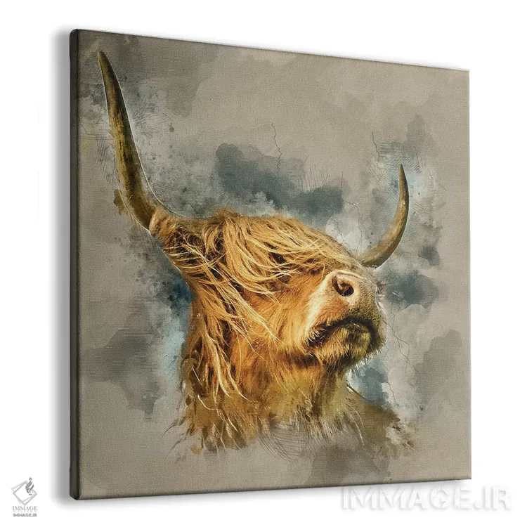 تابلو مدرن شکوه II اثر مارک جمل - نمای پرسپکتیو محصول