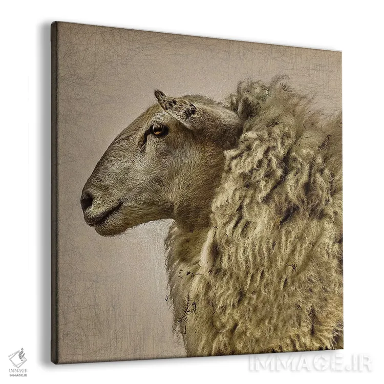 تابلو مدرن بانو اثر مارک جمل - نمای پرسپکتیو محصول