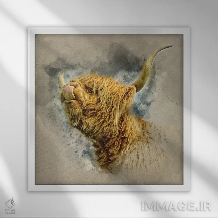 تابلو مدرن هوای بهاری II اثر مارک جمل - نمای قابدار سفید