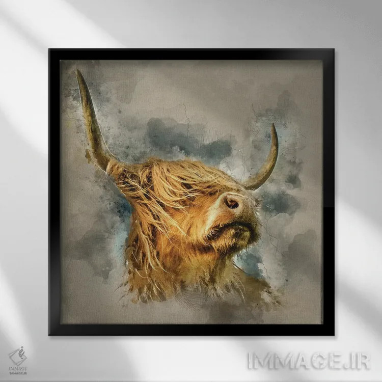 تابلو مدرن شکوه II اثر مارک جمل - نمای قابدار مشکی