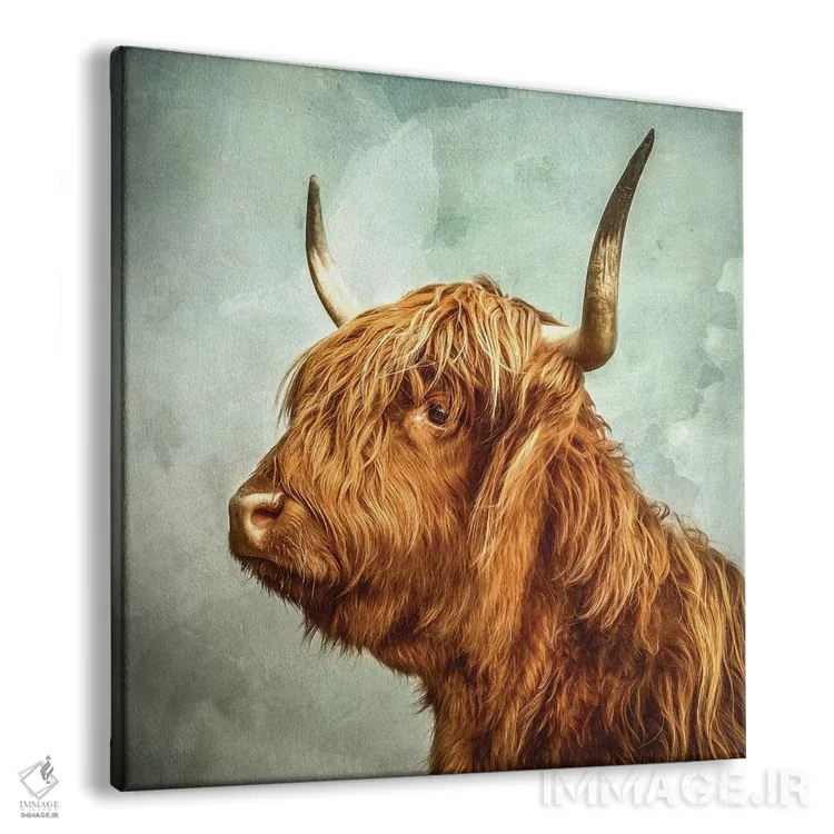 تابلو مدرن تامل کردن اثر مارک جمل - نمای پرسپکتیو محصول