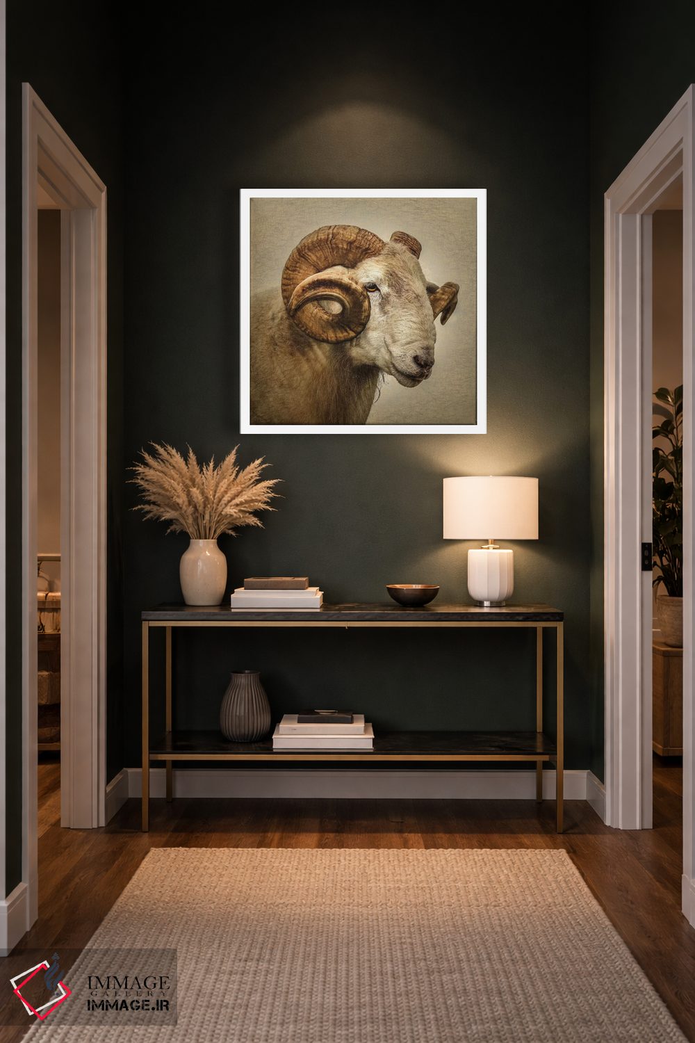 تابلو مدرن قوچ اثر مارک جمل - D3W