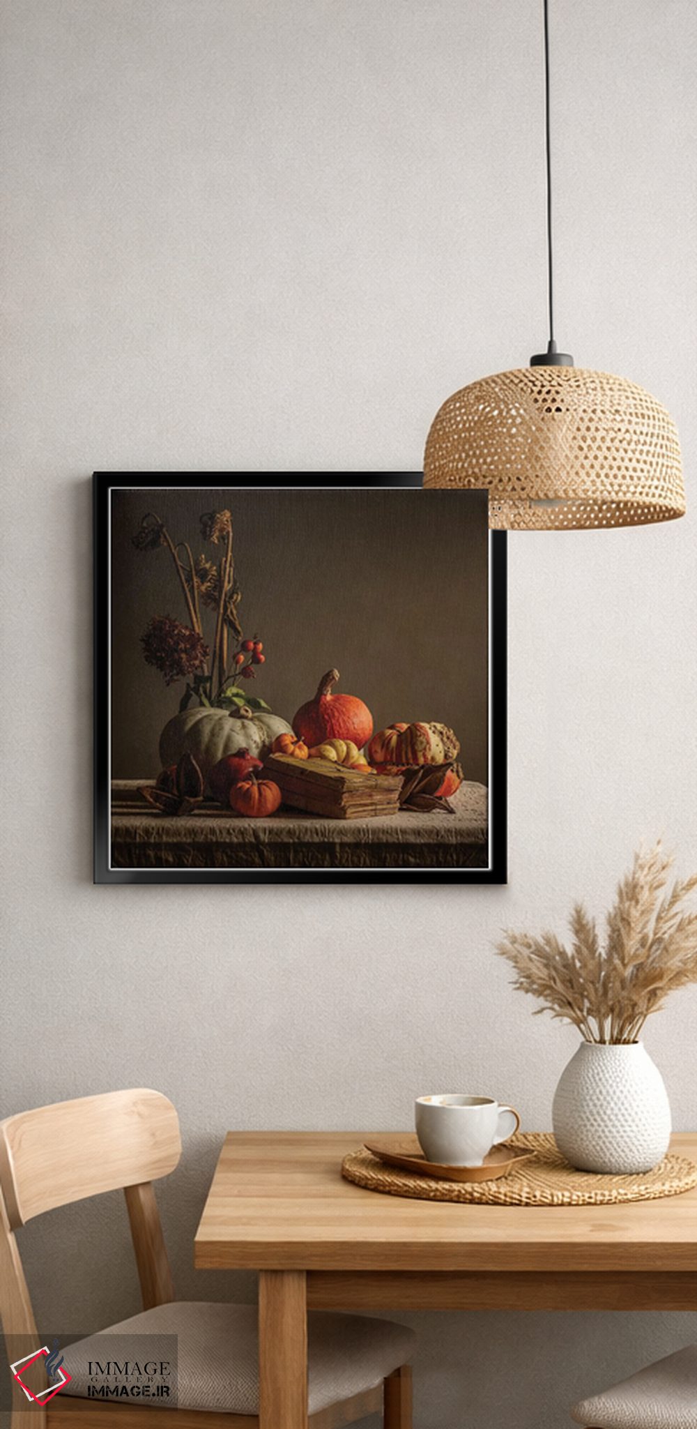 تابلو دکوراتیو طبیعت بی جان اثر مارک جمل - D5B