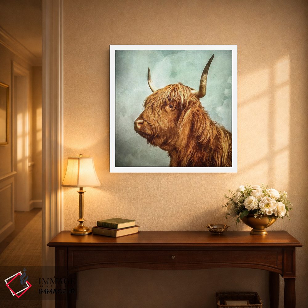 تابلو مدرن تامل کردن اثر مارک جمل - D1W