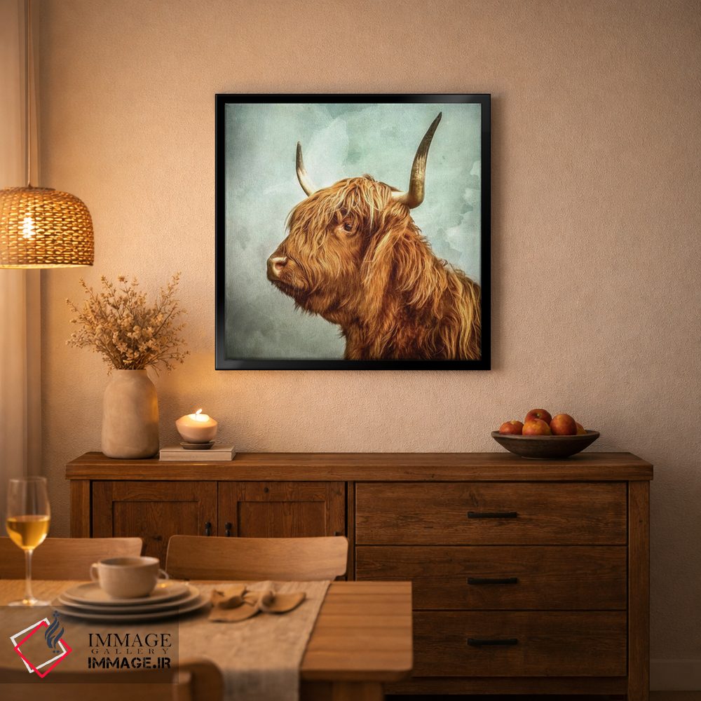 تابلو مدرن تامل کردن اثر مارک جمل - D3B