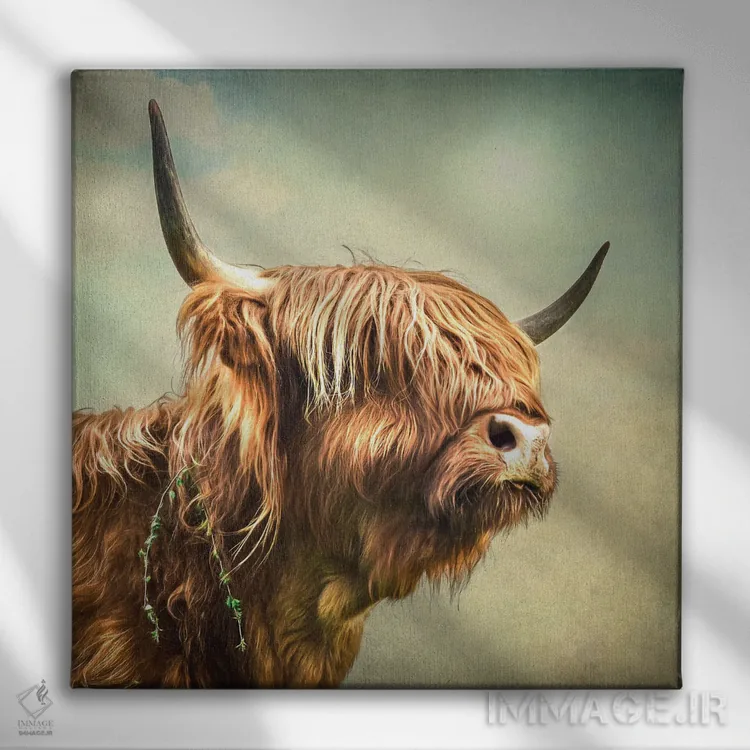 تابلو دکوراتیو حاشیه اثر مارک جمل - نمای روبهرو روی دیوار