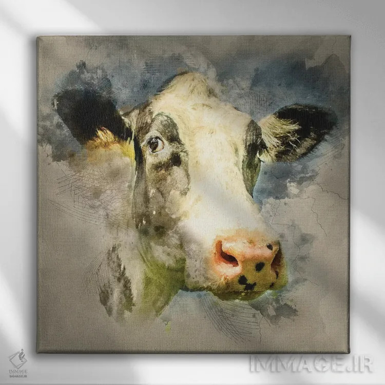 تابلو دکوراتیو فرزیان II اثر مارک جمل - نمای روبهرو روی دیوار