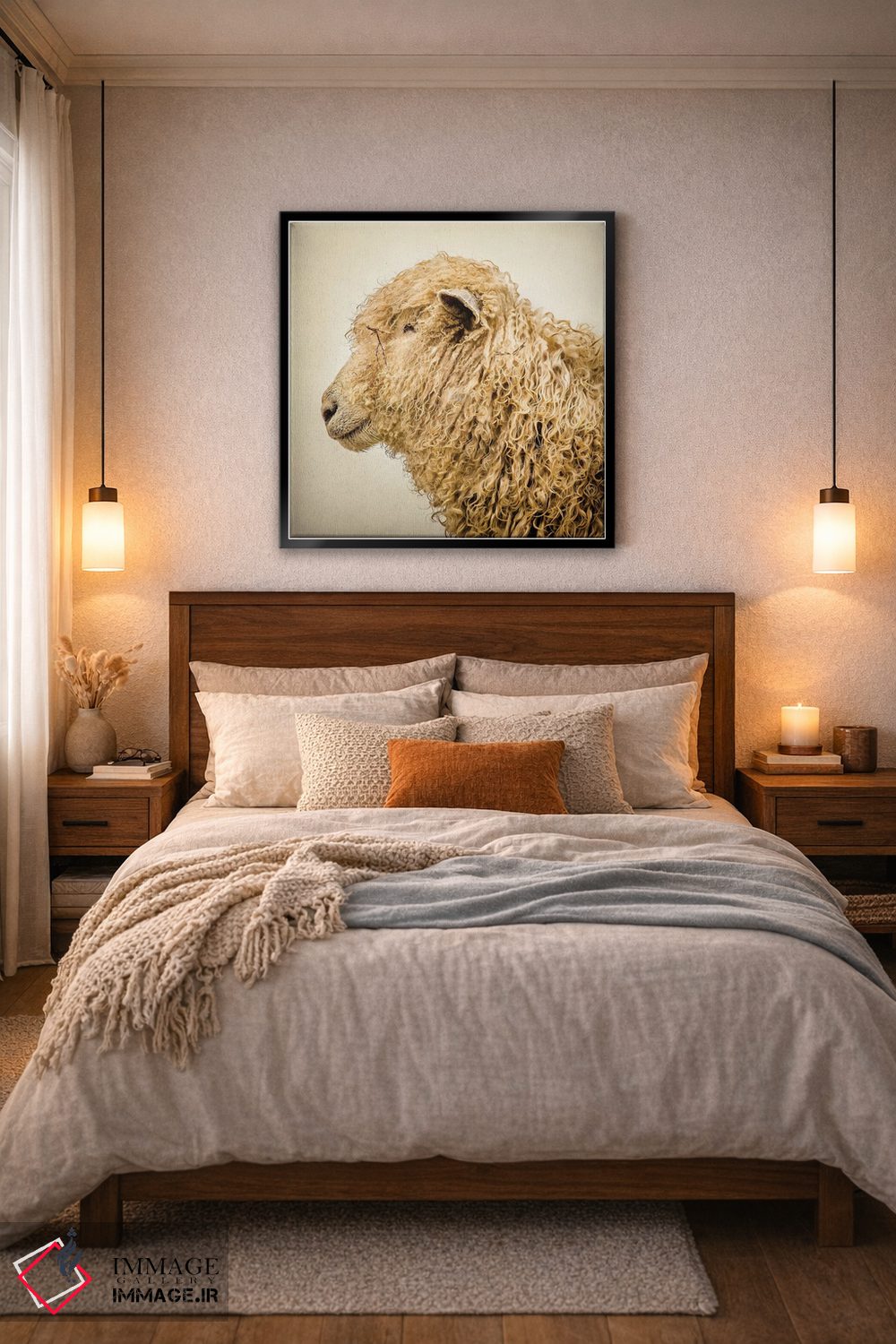 تابلو مدرن فرفری I اثر مارک جمل - D6B