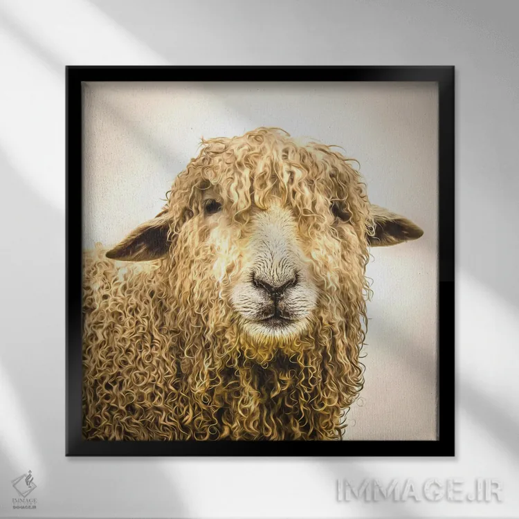 تابلو مدرن روزهای نمناک اثر مارک جمل - نمای قابدار مشکی