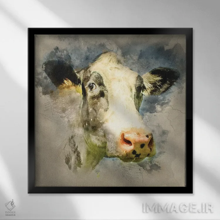 تابلو دکوراتیو فرزیان II اثر مارک جمل - نمای قابدار مشکی