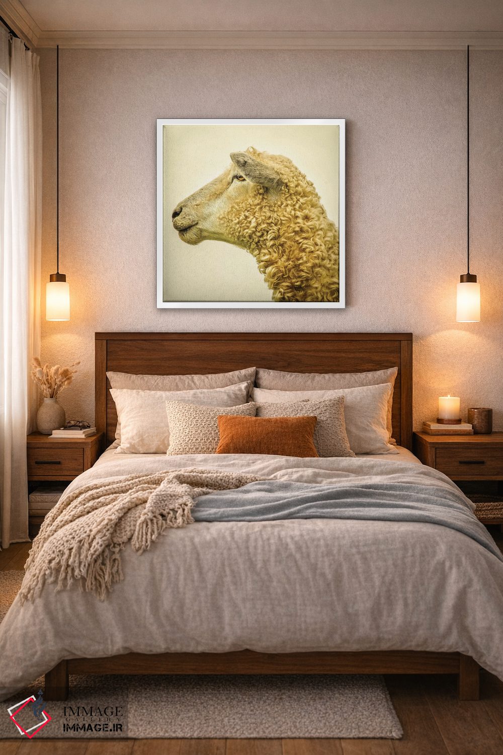 تابلو مدرن فرفری II اثر مارک جمل - D6W