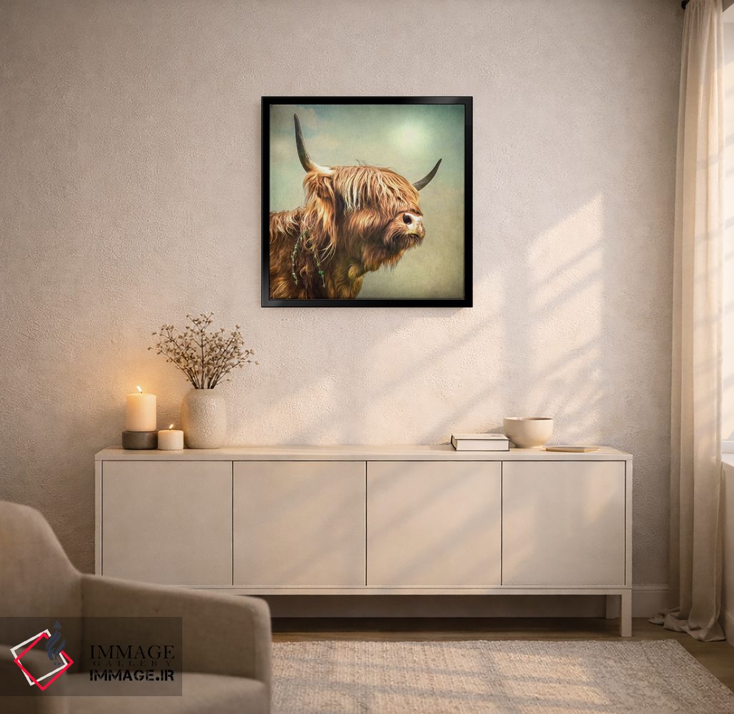 تابلو دکوراتیو حاشیه اثر مارک جمل - D6B