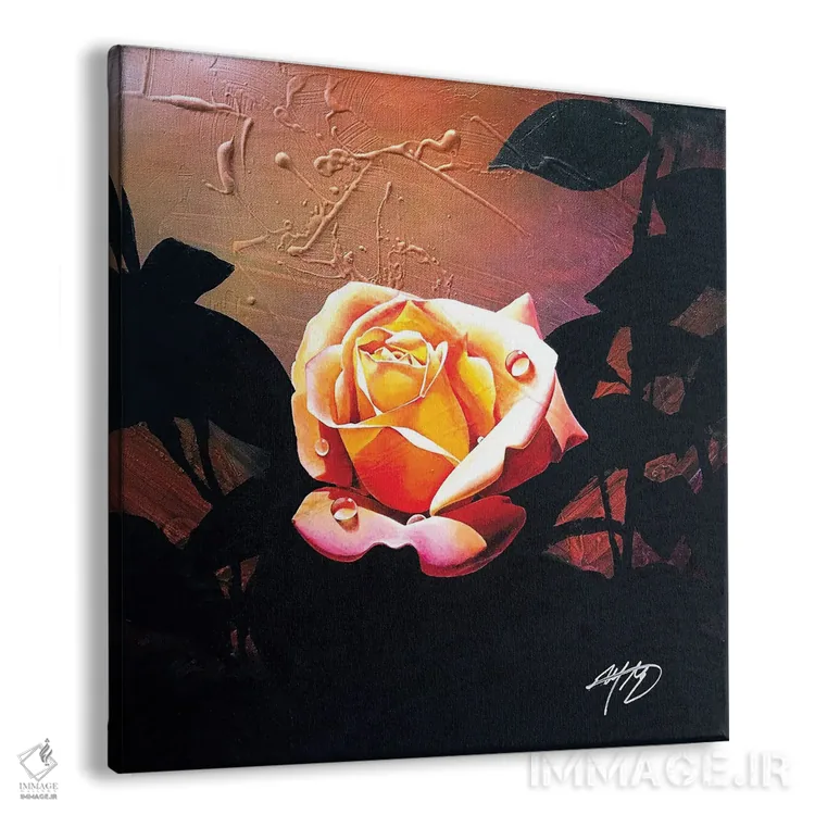 تابلو دکوراتیو رز تابستانی اثر مایکل گلدزوایگ - نمای پرسپکتیو محصول