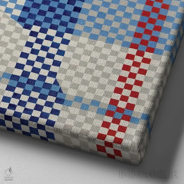 تابلو دکوراتیو مهم ترین اثر مارگاریتا ایوانوا - نمای نزدیک بافت بوم