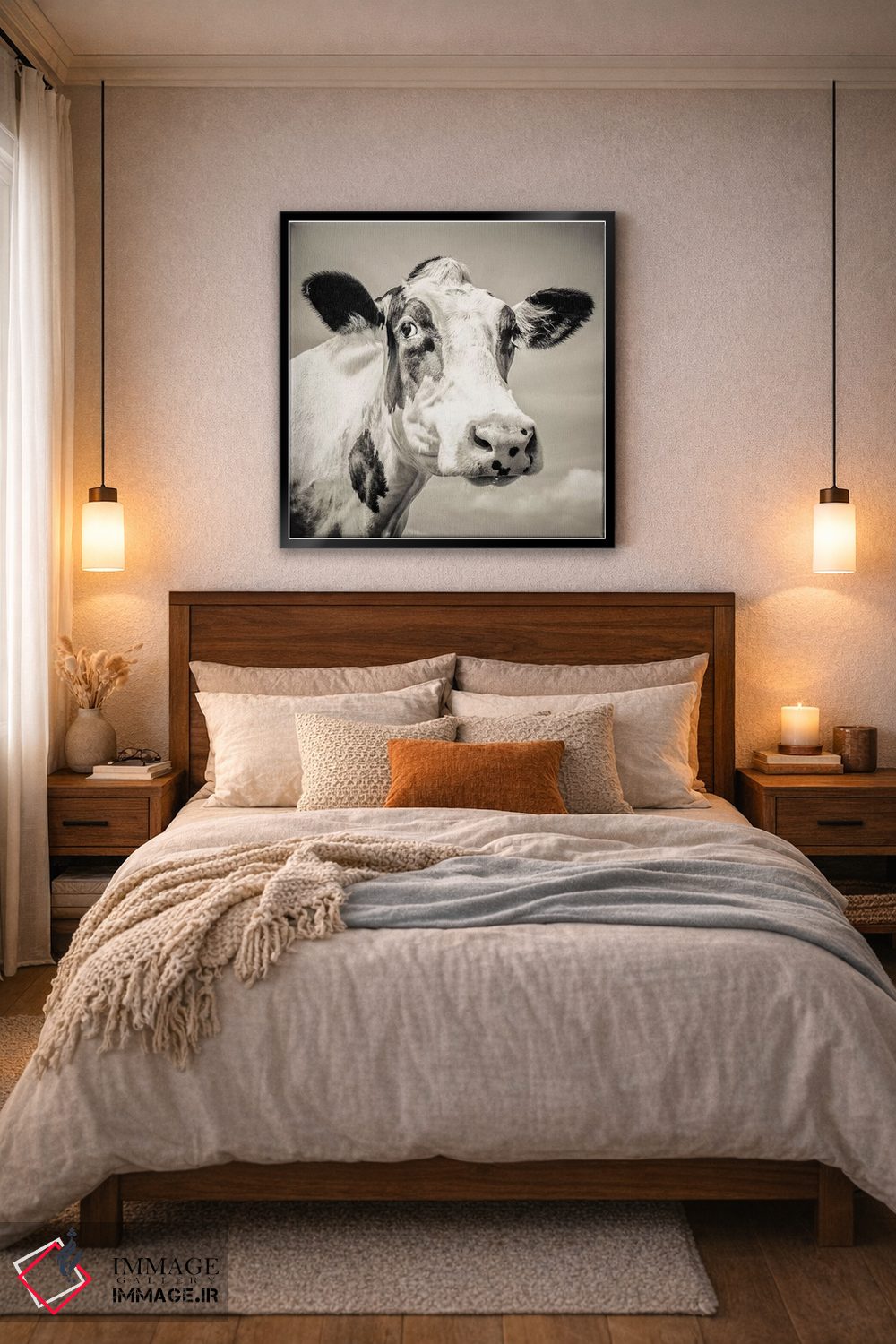 تابلو مدرن فرزیان I اثر مارک جمل - D6B