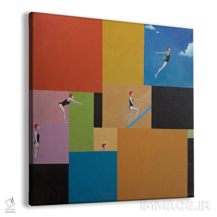 تابلو دکوراتیو راه اثر مارگاریتا ایوانوا - نمای پرسپکتیو محصول