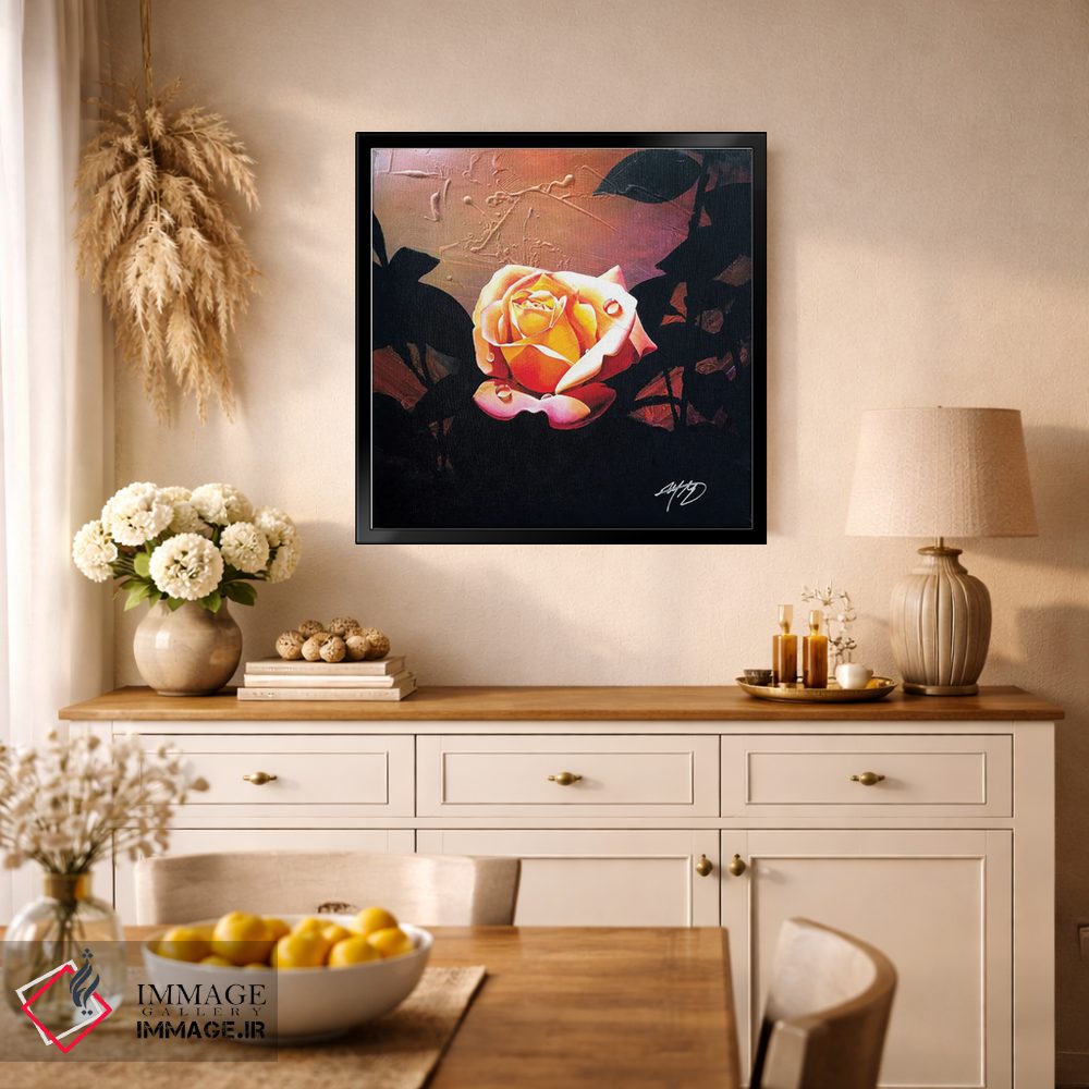 تابلو دکوراتیو رز تابستانی اثر مایکل گلدزوایگ - D1B