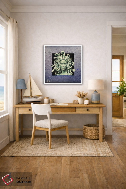 تابلو دکوراتیو مدوسا اثر مایکل گلدزوایگ - D1W