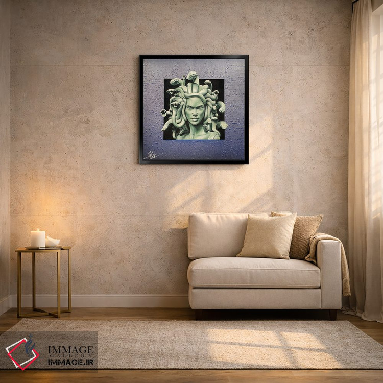 تابلو دکوراتیو مدوسا اثر مایکل گلدزوایگ - D3B