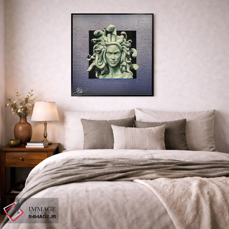 تابلو دکوراتیو مدوسا اثر مایکل گلدزوایگ - D4B