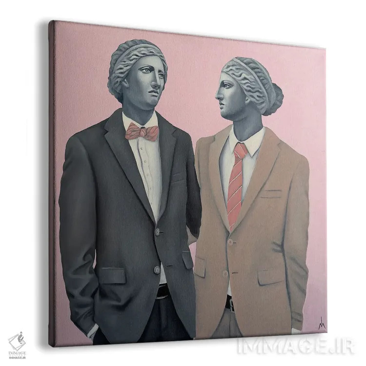 تابلو دکوراتیو عشق اثر مارگاریتا ایوانوا - نمای پرسپکتیو محصول