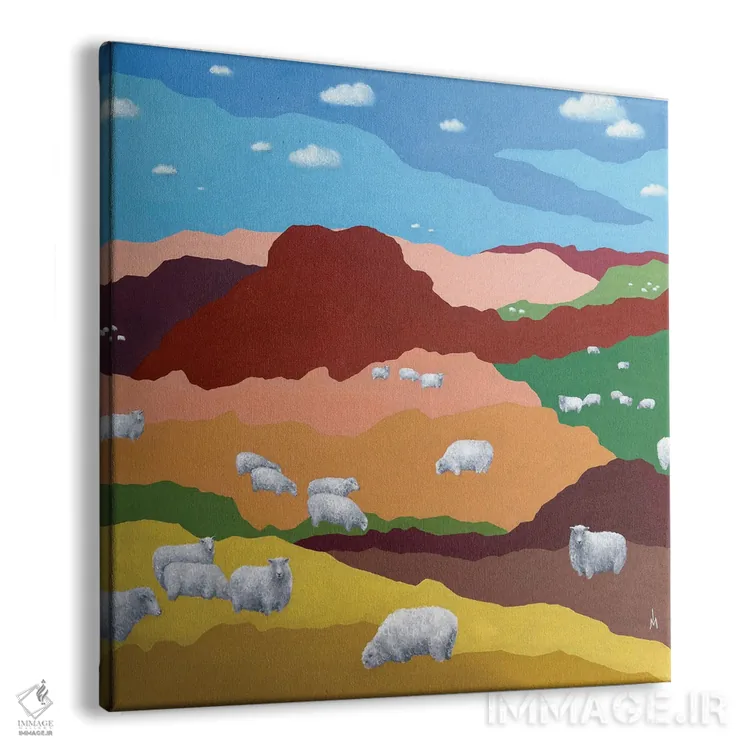 تابلو دکوراتیو رویای بعدازظهر اثر مارگاریتا ایوانوا - نمای پرسپکتیو محصول