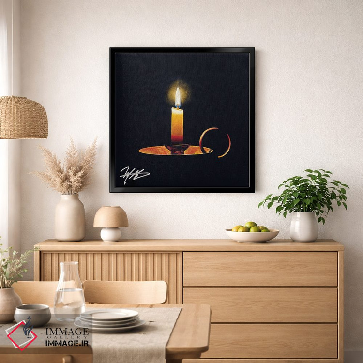 تابلو دکوراتیو نور و بازتاب اثر مایکل گلدزوایگ - D1B