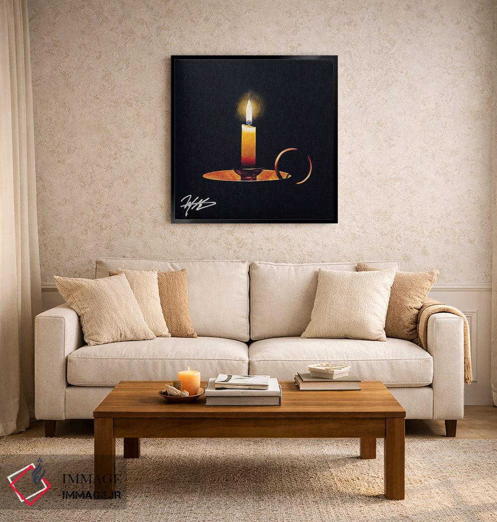 تابلو دکوراتیو نور و بازتاب اثر مایکل گلدزوایگ - D3B